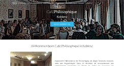 Desktop Screenshot of cafe-philo.de