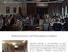Tablet Screenshot of cafe-philo.de